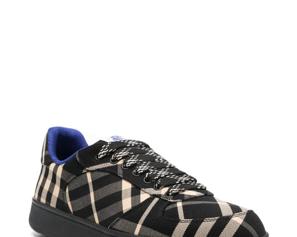 Men’s Burberry Check Terrace Noir Beige Bleu Sneakers