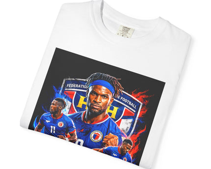Haiti Soccer Players T-shirt, 2026 World Cup Back Graphic, Haiti Flag