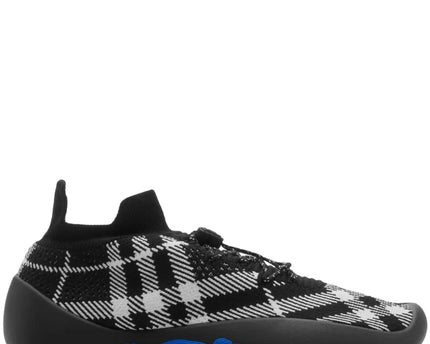 Men’s Burberry burbery Neptune Check Knit Black Sneaker