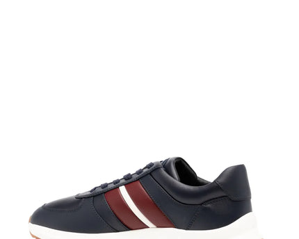 Men's Bally Darsyl Leather Navy White Sneaker