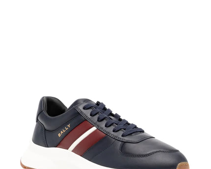 Men's Bally Darsyl Leather Navy White Sneaker