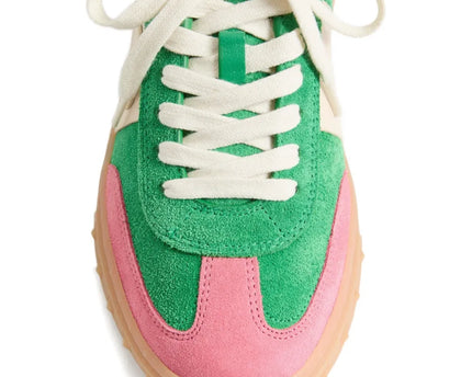 Men's Valentino Garavani Baskets Upvillage Green Pink White Sneakers