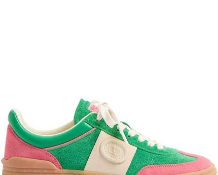 Men's Valentino Garavani Baskets Upvillage Green Pink White Sneakers