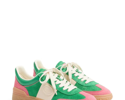 Men's Valentino Garavani Baskets Upvillage Green Pink White Sneakers