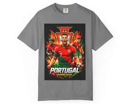 Portugal Football Poster T-Shirt, Ronaldo Mundo 2026 World Cup, CR7, Portugal Flag