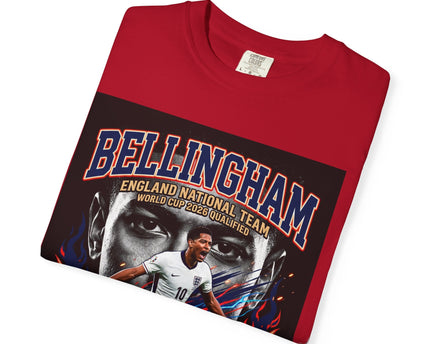England World Cup 2026 T-shirt, Bellingham Collection Shirt, Gift for him, England Flag, Collectible