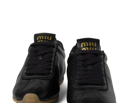 Men's Miu Miu Low Top Black Sneaker