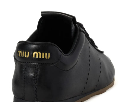 Men's Miu Miu Low Top Black Sneaker