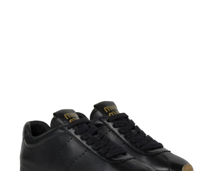 Men's Miu Miu Low Top Black Sneaker