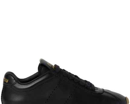 Men's Miu Miu Low Top Black Sneaker