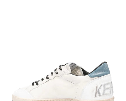 Men's Golden Goose Ball Star Gold Laminated Star Sneakers
