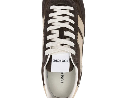 Men's Tom Ford Mick Panelled Cedar Brown Sneakers