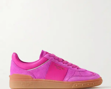 Men's Valentino Garavani Upvillage Low-Top Pink Sneakers
