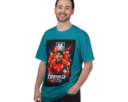 Korean Soccer Players T-Shirt, 2026 World Cup Korea Football Tee, Korea Flag