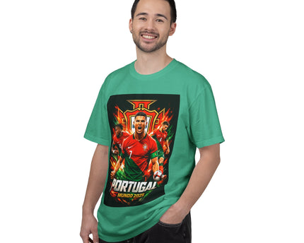 Portugal Football Poster T-Shirt, Ronaldo Mundo 2026 World Cup, CR7, Portugal Flag