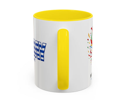 Uruguay Vamos Uruguay Mug, Accent Coffee Mug, Soccer World Cup, Gift for Dad