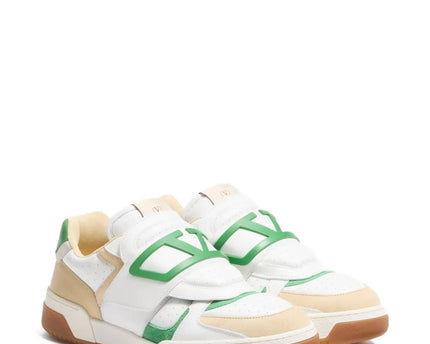 Men's Valentino Garavani Joie De Jouer White Green Sneakers
