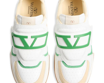 Men's Valentino Garavani Joie De Jouer White Green Sneakers