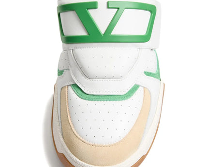 Men's Valentino Garavani Joie De Jouer White Green Sneakers