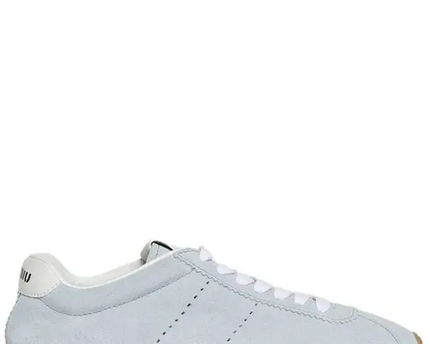 Men's Miu Miu Low Top Blue Sneaker