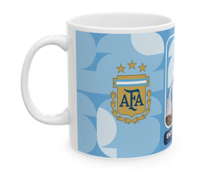 Argentina Soccer Player Enzo Fernández Ceramic Mug —  Fan Gift, World Cup 2026