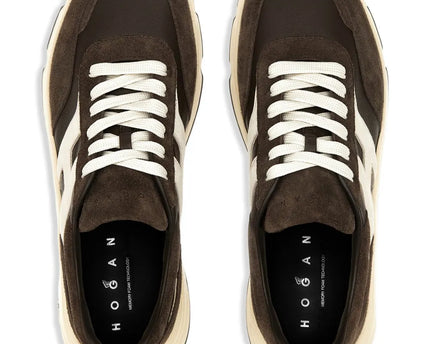 Men's Hogan Hi-Fi  Coffee Brown Sneakers