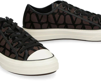 Men's Valentino Garavani Brown Black Sneakers