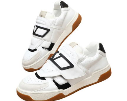 Men's Valentino Garavani Joie De Jouer White Black Sneakers