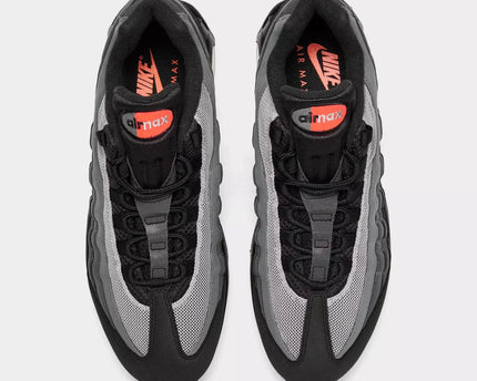 Men's Nike Air Max 95 Black Bright Crimson Shoes