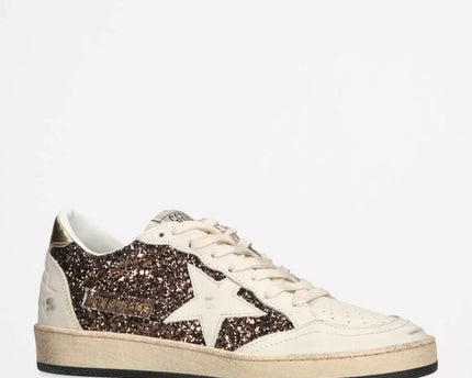 Golden Goose Women's Ball Star Glitter Low-Top Sneakers