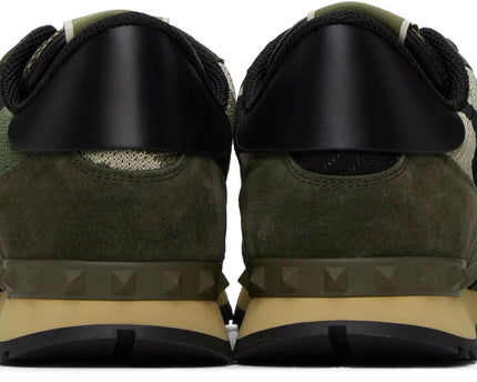 Men's Valentino Garavani Rockrunner Olive Beige Sneakers
