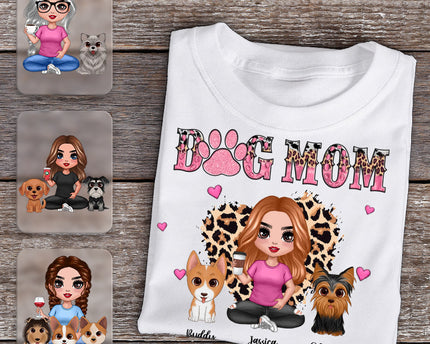 Dod Mom - Personalized Customized T-shirt - Gift For Pet Lover Dog Mom Dog Lover