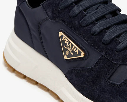 Men's Prada Montecarlo Re-Edition 2005 Leather Navy Sneakers