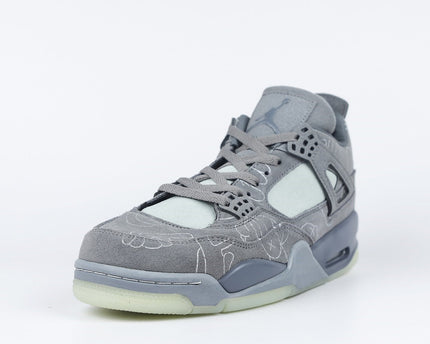 Men's Air Jordan 4 x Kaws Grey Shoes