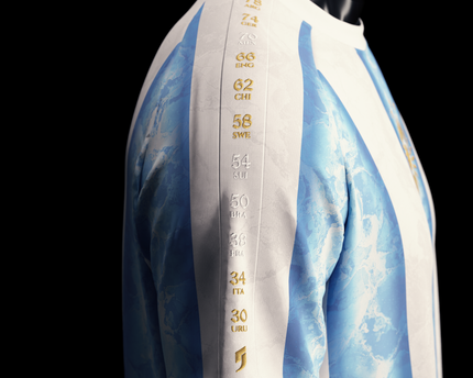 Argentina "Glacier" Jersey (2026WC Edition)
