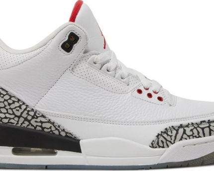 Men's Nike Air Jordan 3 White Cement Shoes