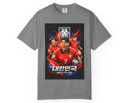 Korean Soccer Players T-Shirt, 2026 World Cup Korea Football Tee, Korea Flag