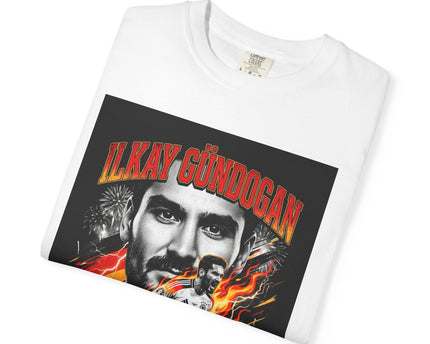 Ilkay Gundogan Soccer Player Graphic T-Shirt, 2026 World Cup Back Print, Germany Flag