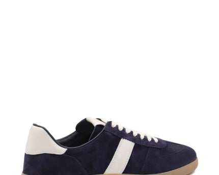 Men's Tom Ford  Archer Suede Dark Blue Sneakers