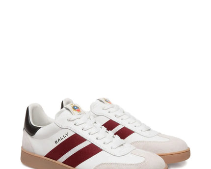 Men's Bally Retro Crest White Sneaker