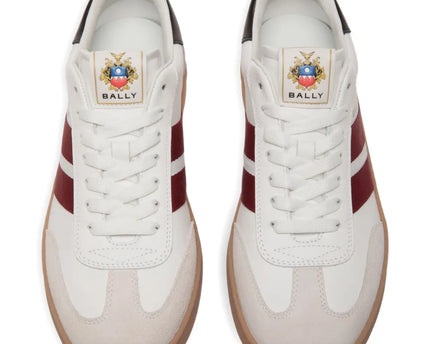 Men's Bally Retro Crest White Sneaker