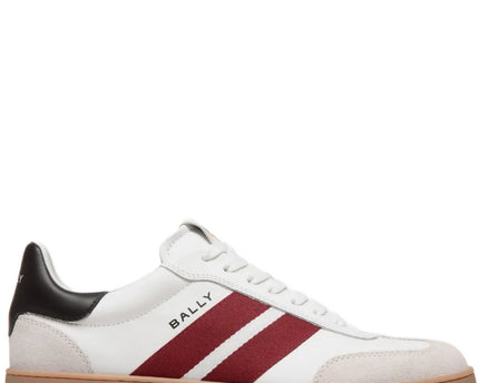 Men's Bally Retro Crest White Sneaker