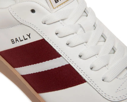 Men's Bally Retro Crest White Sneaker