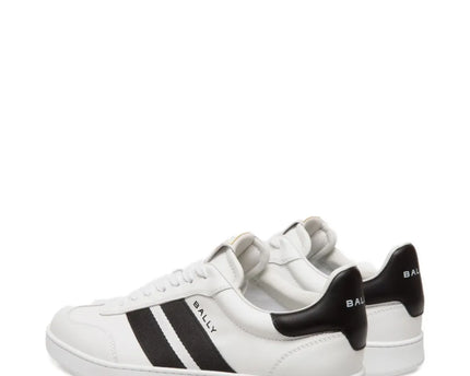 Men's Bally Retro Crest White Sneaker