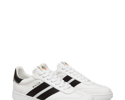 Men's Bally Retro Crest White Sneaker