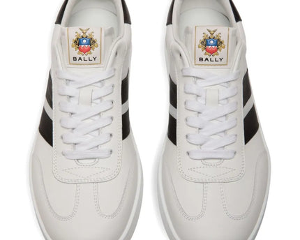 Men's Bally Retro Crest White Sneaker