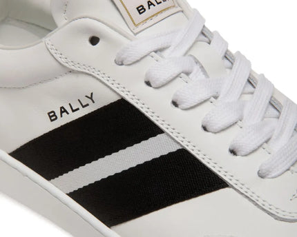Men's Bally Retro Crest White Sneaker