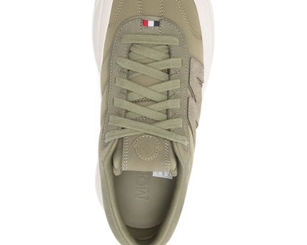 Men's Moncler Altive Leather Green Sneakers