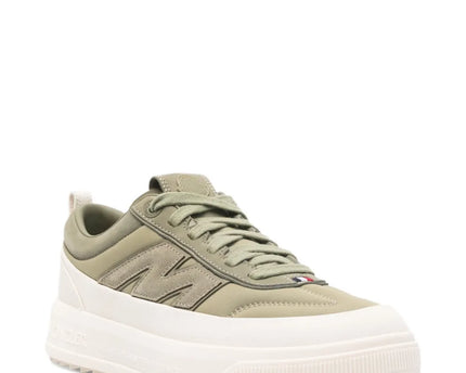 Men's Moncler Altive Leather Green Sneakers