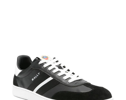 Men's Bally Retro Crest Black Sneaker
